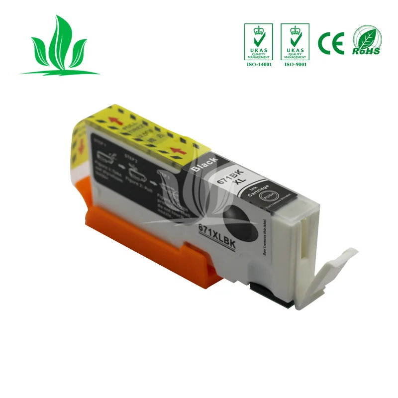 1 комплект 670XL совместимые чернильные картриджи для canon PIXMA MG7760 MG7765 MG7766 чернила