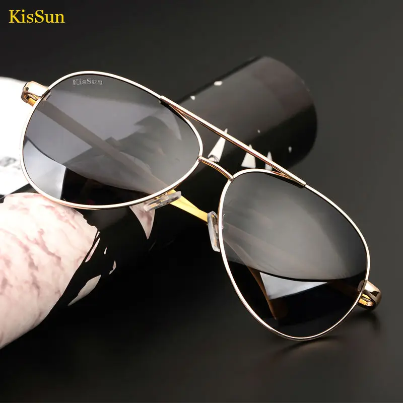 Солнцезащитные очки Мужские Роскошные брендовые авиационные 2017 поляризованные