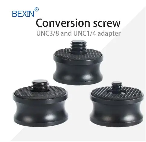 BEXIN 3/8 поворот 1/4 адаптер Винт для камеры штатив панорамирование/наклон слайд