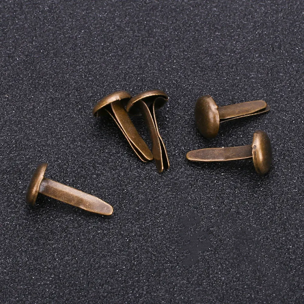 8X12MM Bronze Коробка красоты поддельные ногти Макияж Мини Brads балерина ногтей советы для - Цвет: 8X12MM Bronze