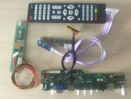 Комплект Latumab для флэш-ТВ + HDMI VGA USB контроллер ЖК-экрана плата драйвера бесплатная