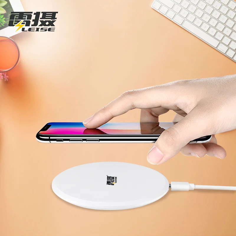 Leise W02 Беспроводное зарядное устройство Apple iphoneX iphone8 Plus беспроводное быстрое