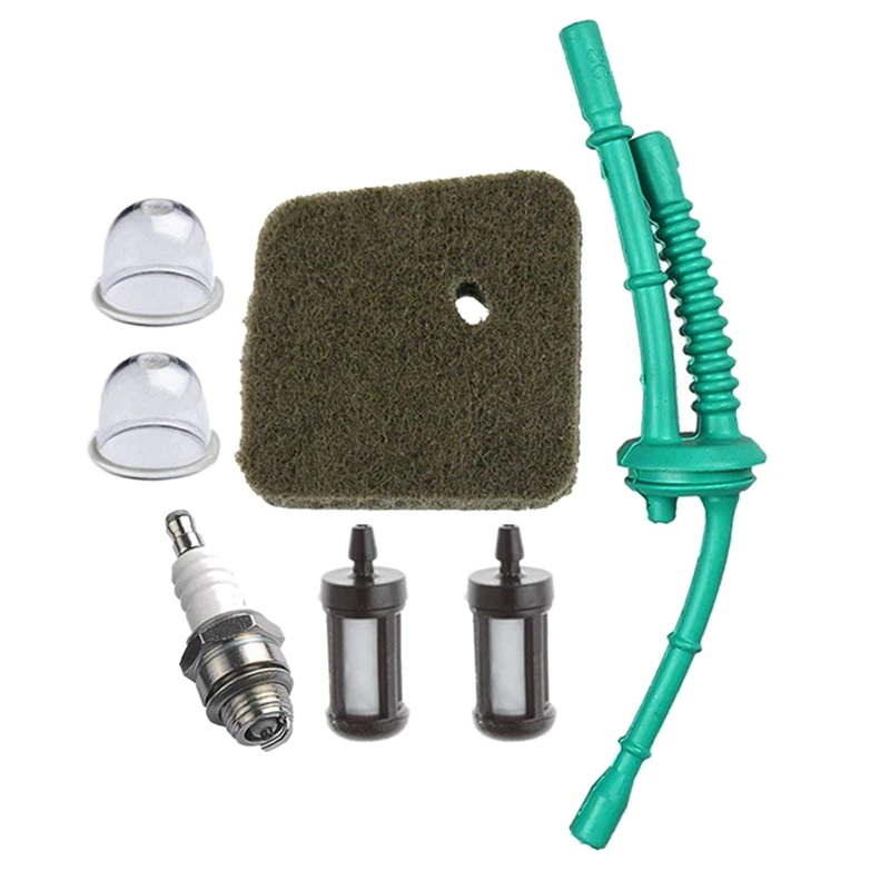 

Seabuy Air Filter + Fuel Line Filter-Primer Bulb For Stihl Fs38 Fs45 Fs46 Fs55 Km55 Hl45 Fs45L Fs45C Fs46C Km55C Km55R Km55Rc