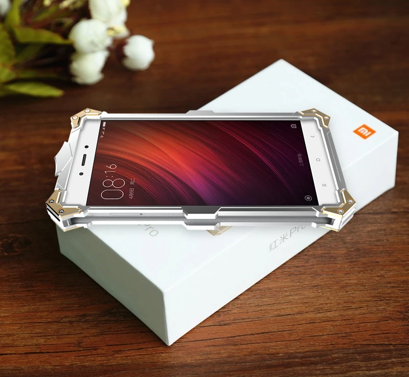 

New Arrival Luxury Aluminum Metal Case for Xiaomi Redmi note 4 Accessories Back Cover for Red Rice Note4 Cas for Hongmi Note 4