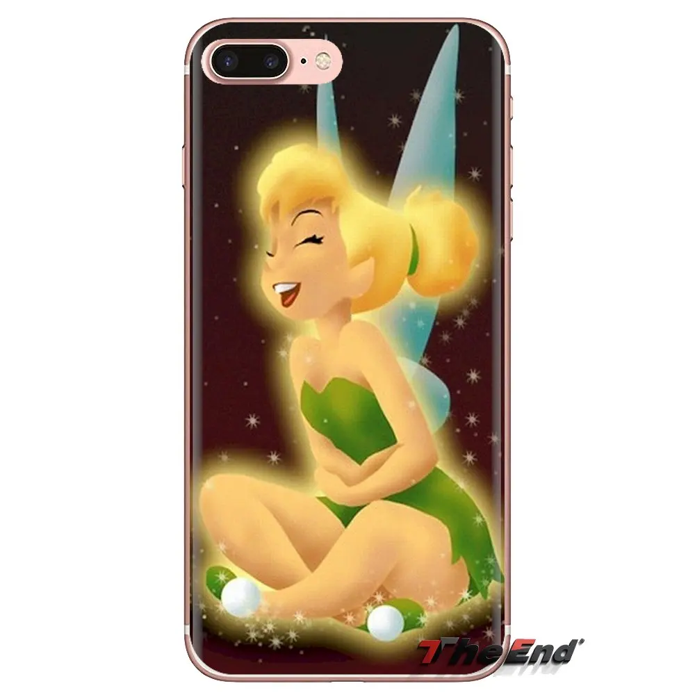 Мягкий силиконовый чехол Tinkerbell Fairy Tinker Bell Periwinkle для iPod Touch Apple iPhone 4 4S 5 5S SE 5C 6 6S 7 8 X XR