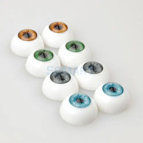 8 шт. полукруглые полые акриловые куклы глаза для кукол глазные яблоки 16 мм|eye
