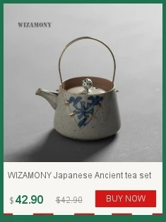 Большая распродажа WIZAMONY Китайский Исин фиолетовый глина киноварь Рисование чайный набор свинья Фортуна украшение дома чай домашнее животное на удачу богатство