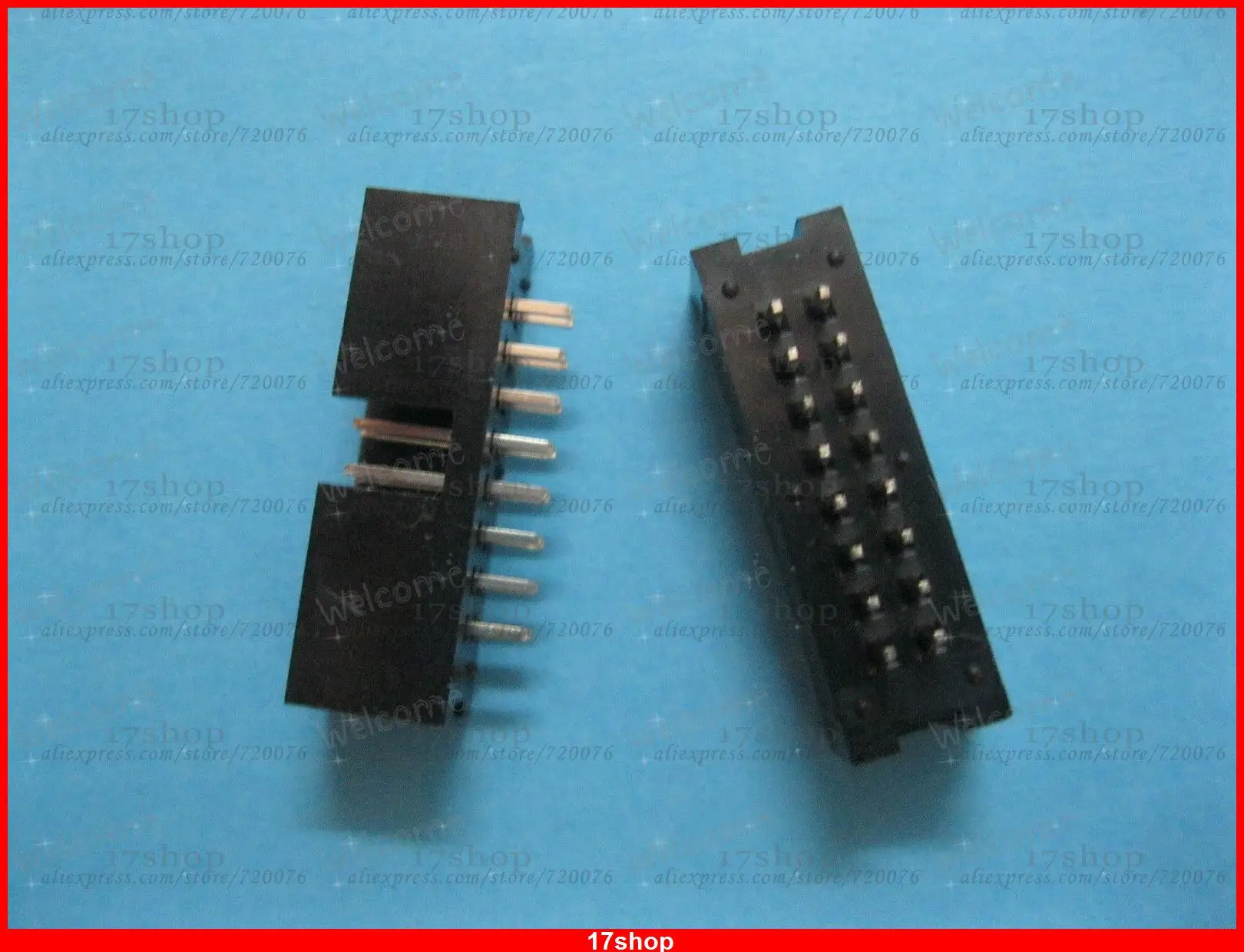 20 шт 2 54 мм 16 Pin Мужская коробка заголовки и IDC разъемы|connector idc|connector ampconnector header |