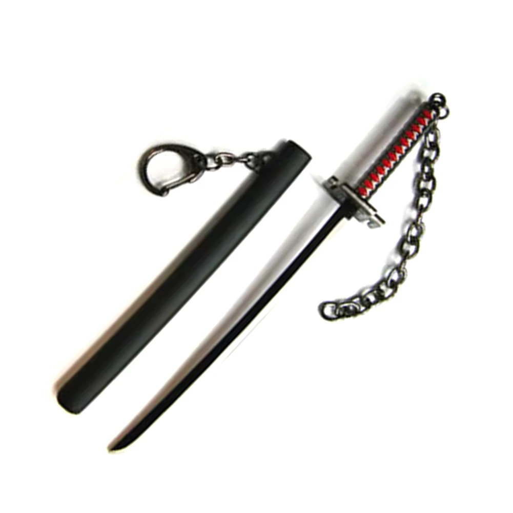 Ichigo Bankai B Bsarai Bleach Куросаки Ичиго Кучики Бьякуя ичимару Gin Ulquiorra cifer 16 см/6.3in Косплей Меч Модель брелок кольцо - Цвет: Ichigo Bankai B
