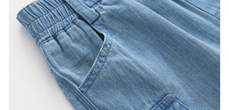 2018 новые летние джинсы для мальчиков высокое качество Джинсовые шорты штаны с