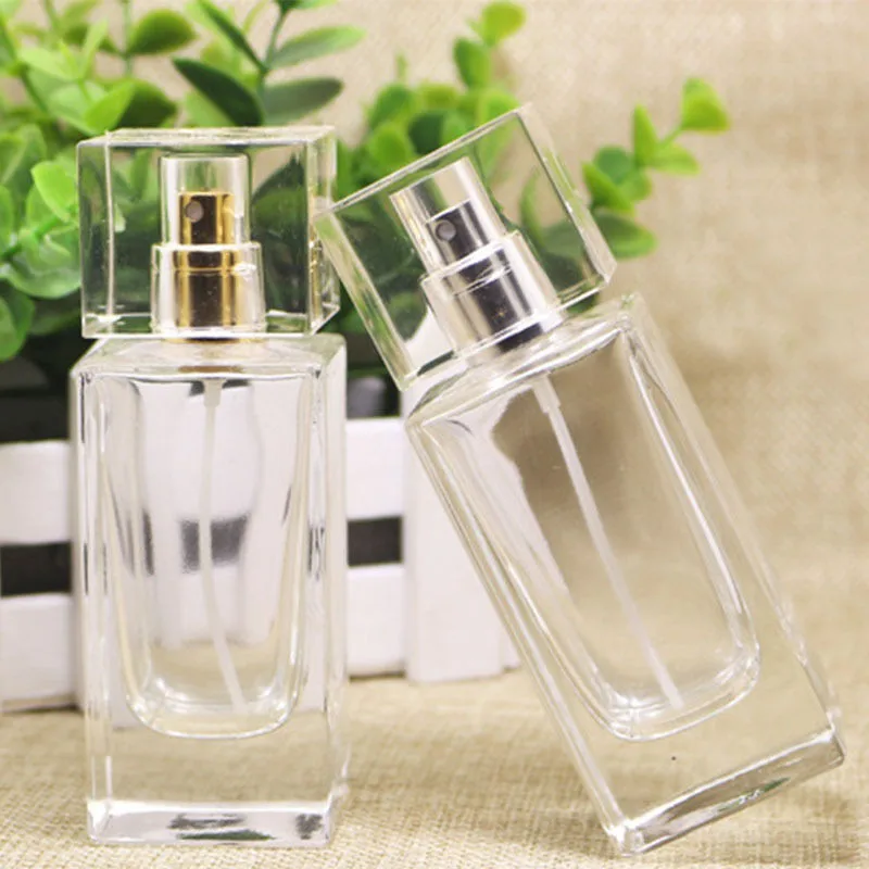 1 шт. прозрачная стеклянная бутылка для духов 50 мл|50ml clear glass bottles| |