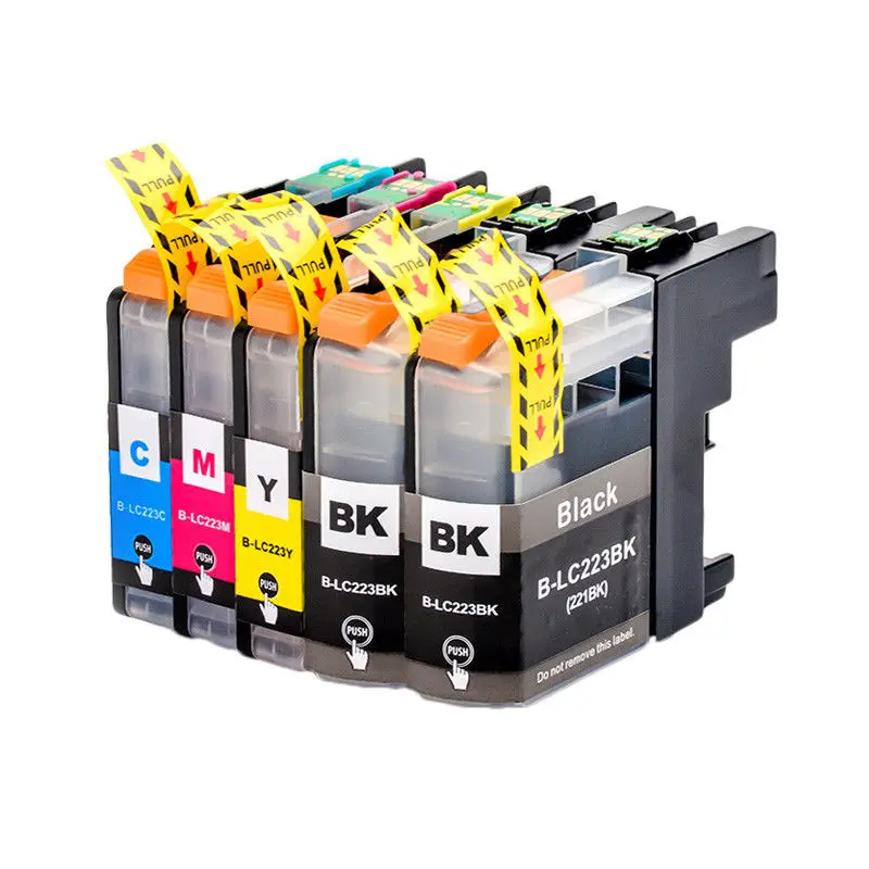 5x LC223 LC 223 LC223XL чернильный картридж совместимый с Brother DCP J562DW J4120DW MFC J480DW