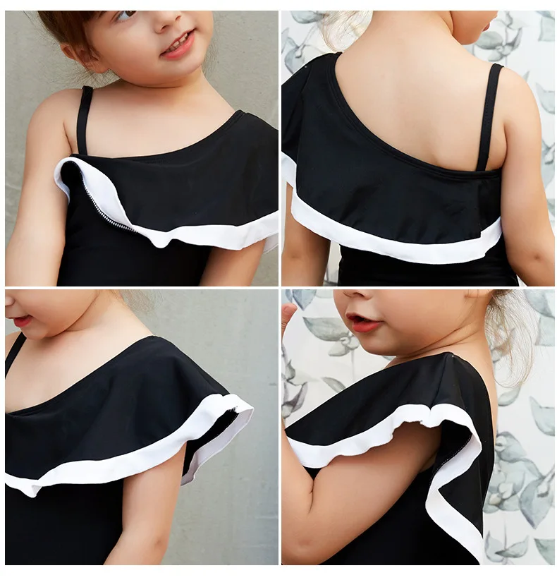 Летний комплект бикини для маленькой девочки детский купальный костюм пляжный