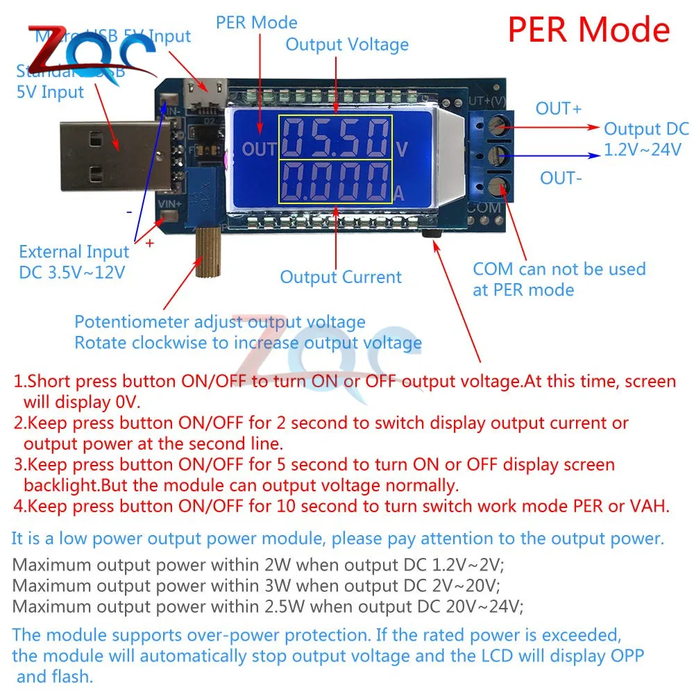 DC-DC 5 В до 3,5 В/9 В/12 В lcd USB повышающий понижающий модуль питания Регулируемый повышающий понижающий преобразователь доска из постоянного тока 1,2 В-24 В
