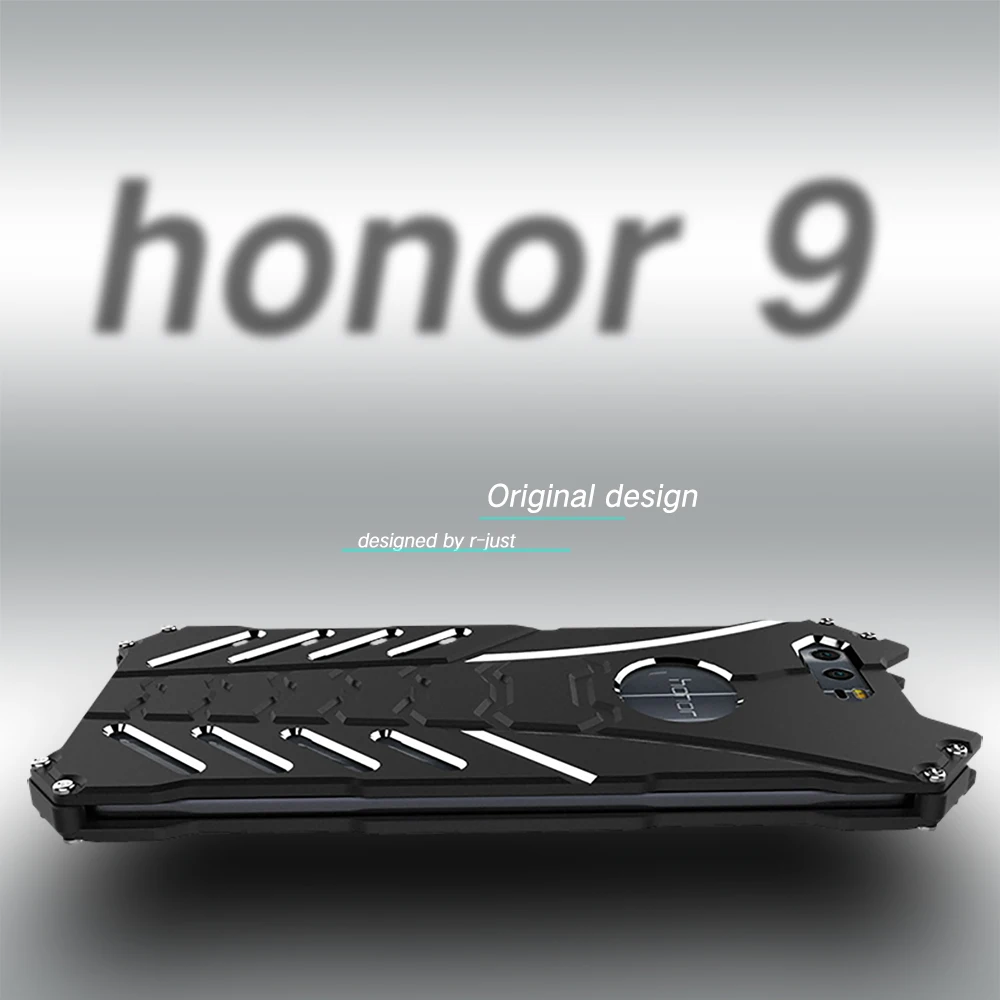 R-just чехол для телефона s для huawei Honor 9 10 Бэтмен стальной материал чехол для huawei Honor 10 V10 Lite 9 V9 чехол на заднюю панель мобильного телефона