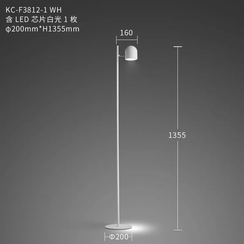 Modern Iron Floor Lamp Creative Led Floor Lights Nordic Living Room Bedroom Bedside Vertical Standing Lamp Home Decor Luminaria