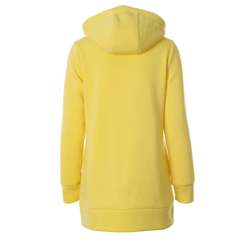 Женский свитер с капюшоном SAGACE повседневный джемпер длинными рукавами и