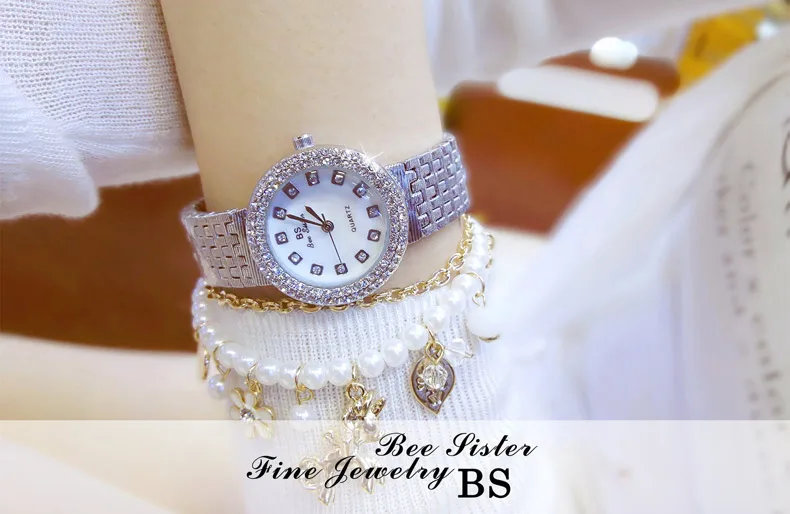 High Quality Fritillary Dial Watch Women top brand luxury gold ladies watch waterproof fashion hot quartz women watches BS