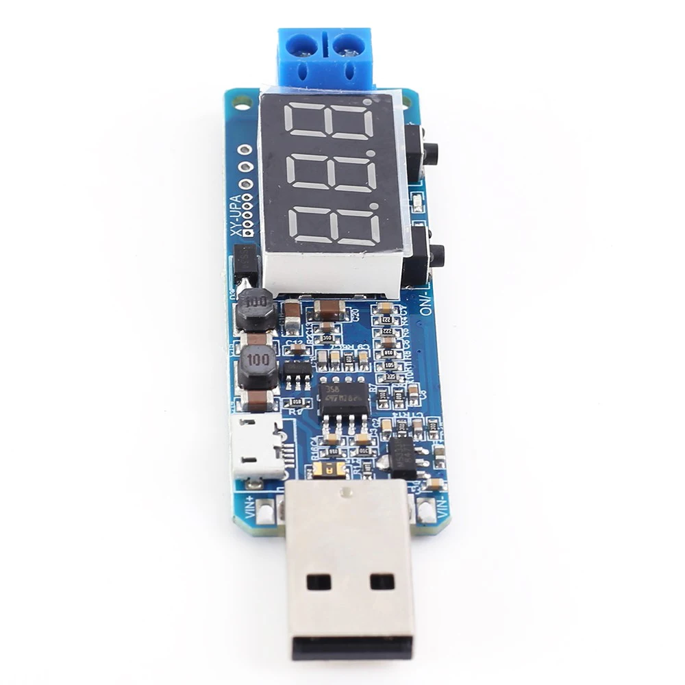 DC-DC 5 В до 3 в 12 USB повышающий/понижающий модуль питания Регулируемый повышающий