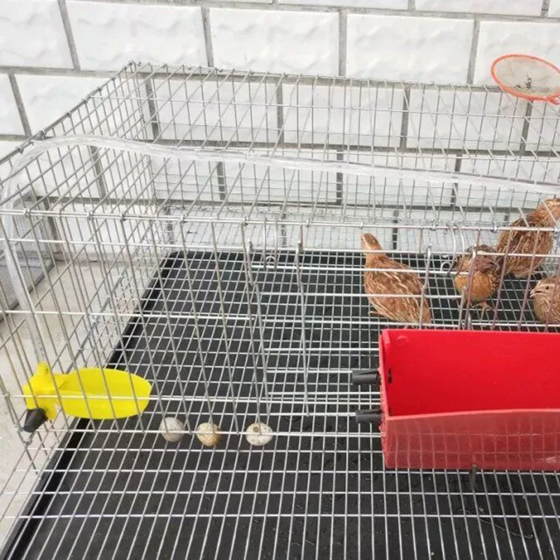 

Pets Rabbit cage Large Quail Chicken Coop 70cm Length with Roof That Opens Suitable for up to 25 Quail
