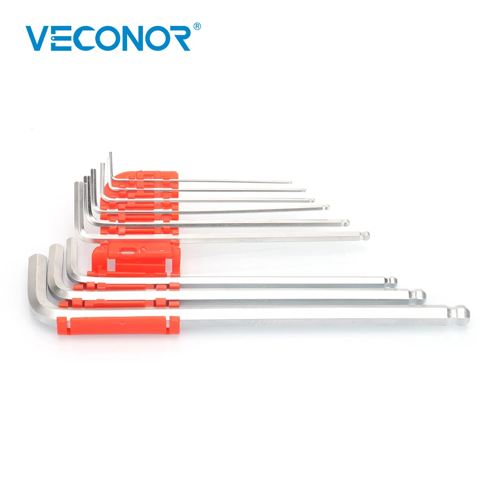 9 шт. промышленный метрический шестигранный шариковый концевой длинный