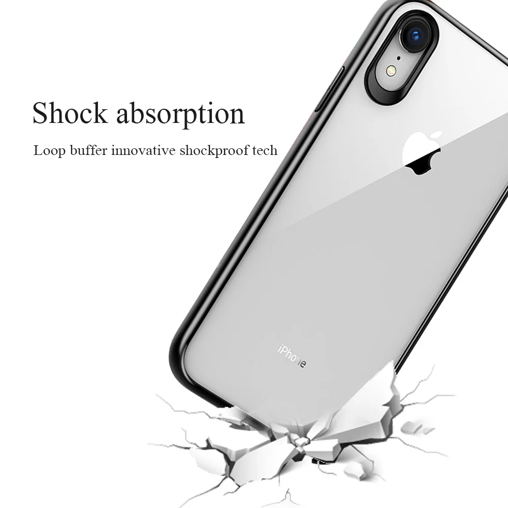 NYFundas ТПУ чехол для iPhone X Xr Xs Max ультра тонкий прозрачный pu Сияющий Чехол Для 7 8 плюс