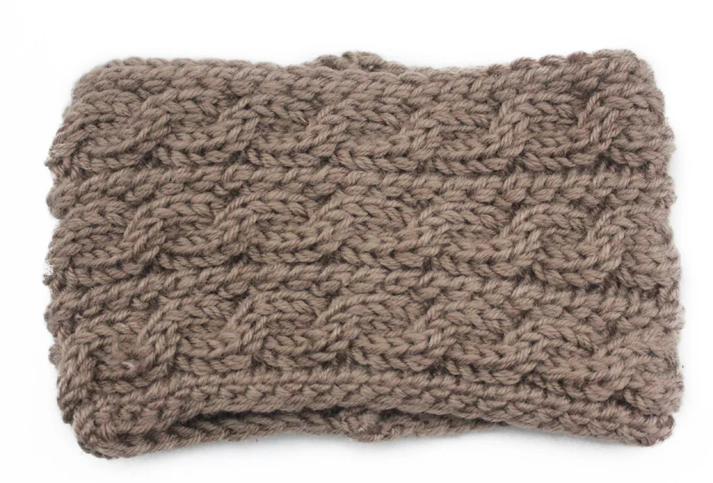 

RuoShui Korean Girls Knitted Headband Hair Accessories Solid Elastic Hair Band For Women Headwear Warm Fashion Turban