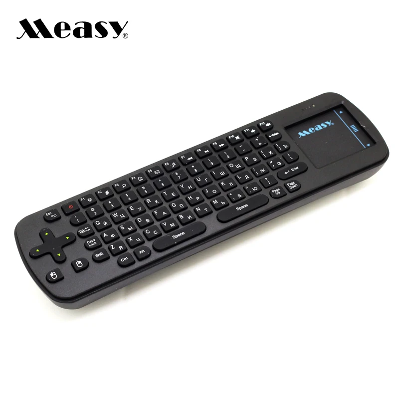 

Original Measy RC12 Russian/English Air Mouse Keyboard with TouchPanel for Android TV Box/PC/IPTV High Quality - 20pcs