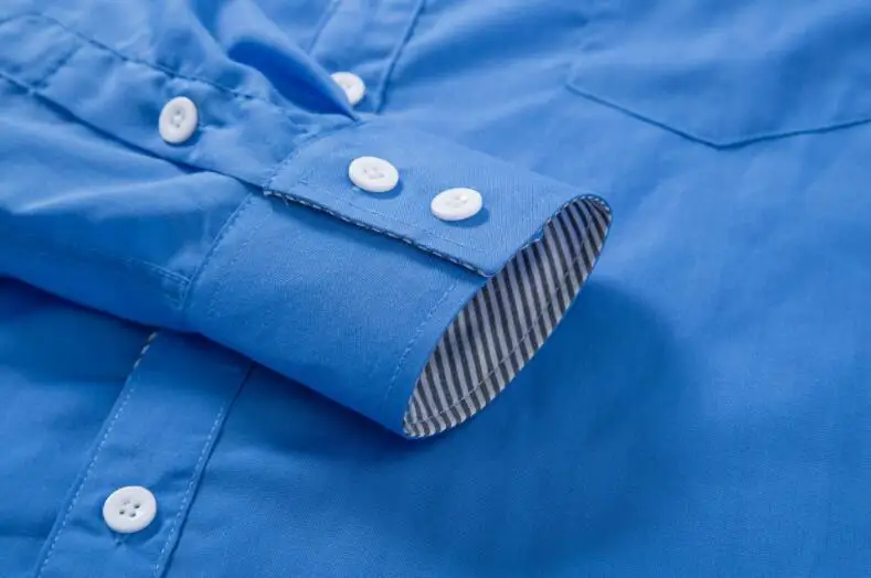 Мужская рубашка с длинным рукавом Camisa Masculina Повседневная приталенная в Корейском