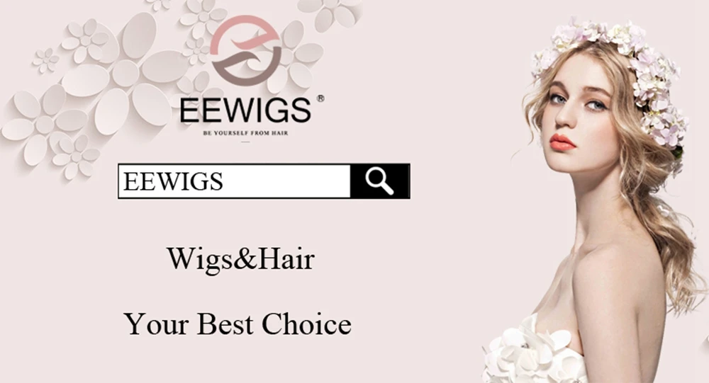 EEWIGS, высокотемпературный афро кудрявый парик с челкой, короткие синтетические парики на кружеве для женщин, бесклеевой натуральный парик