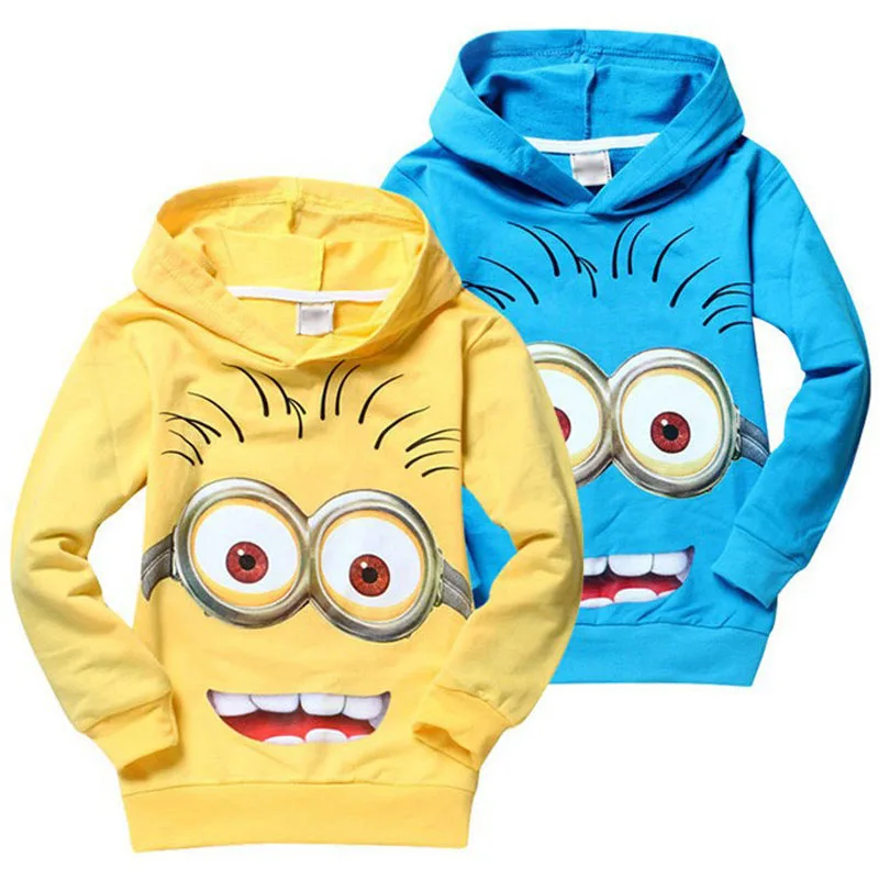 

2017 Brand Anime Pattern Boys Kids Hoodies Cartoon Long Sleeve T-shirt Shirt Girls Sweatshirts Kids Jackets Christmas Clothing