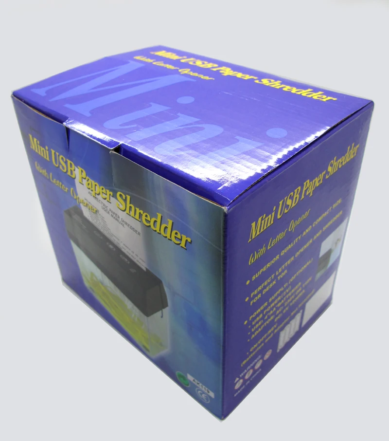 Портативный Электрический Бумага Садовый измельчитель USB Powered AA Батарея dc