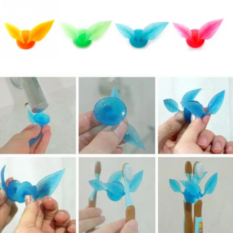 Милая Бритва для зубных щеток, держатель для ванны, держатель для ванной комнаты на присоске, крючок, бритва, инструмент для ванной