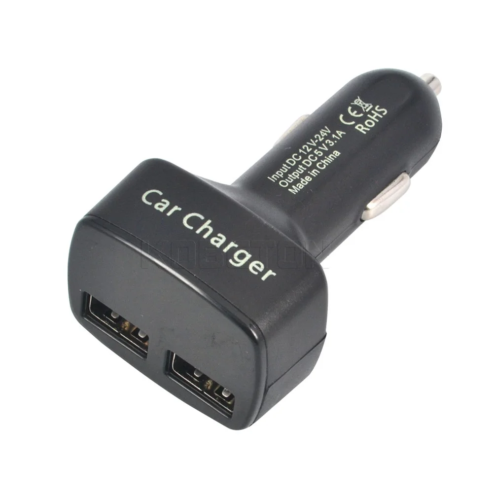 Автомобильное зарядное устройство kebidu с двумя usb-портами 5 в пост. Тока 3 1 а