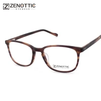 zenottic leopard square eyeglasses frame acetate designer specs eye glasses frame optical myopia transparent glasses frame women