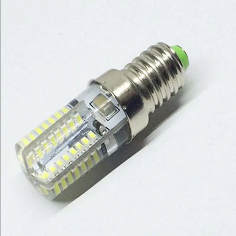 Светодиодная мини лампа E14 7 Вт 64 светодиода 3014 SMD 110 В ~ 240 220 белые лампы