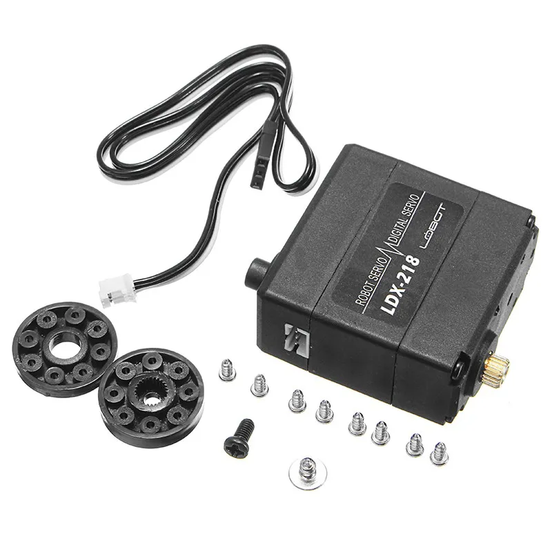 High Quality LOBOT LDX-218 17KG Large Torque Metal Gear Dual Shaft Digital Servo For RC Models Helicopter Toys Accessories Accs | Игрушки и