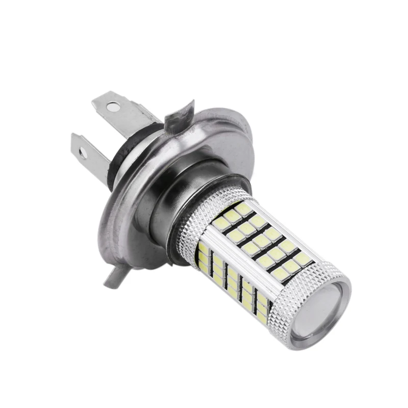 DC 12V H4 2835 63 светодиодный 6000K автомобильный проектор противотуманный светильник