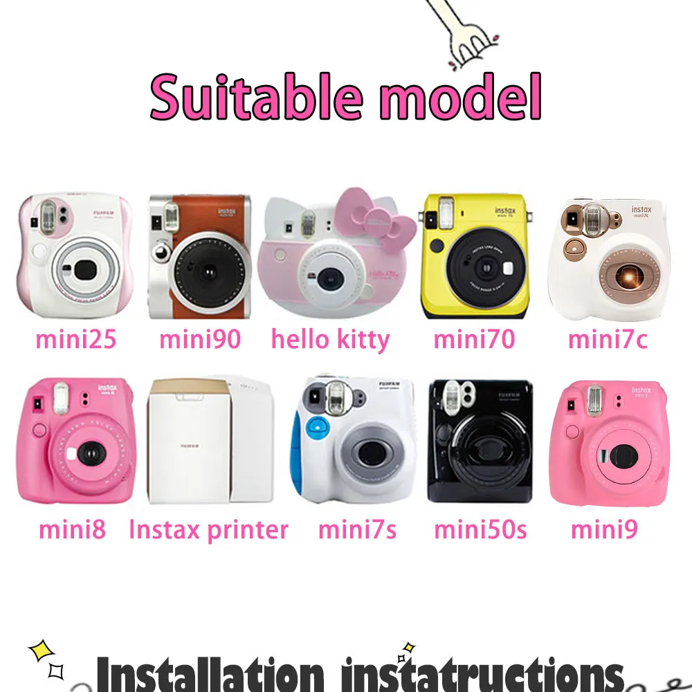 Fujifilm Instax Mini 9 Fuji мгновенная камера пленочная камера с зеркало для селфи+ 20 листов Белый 3 дюйма пленка фотобумага