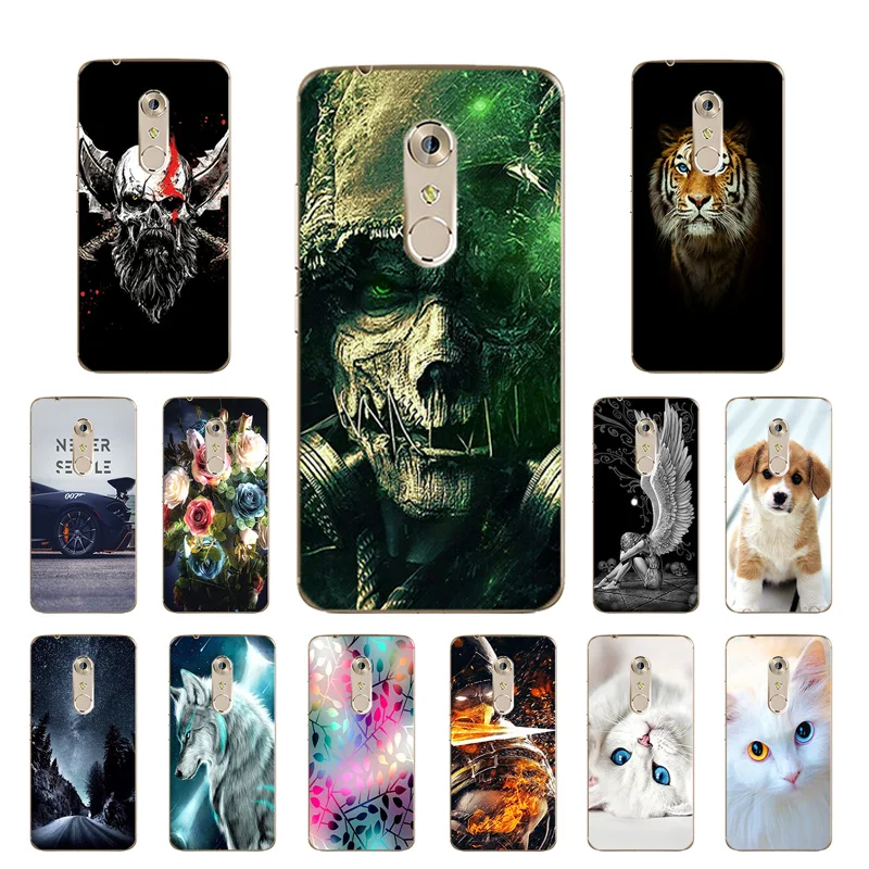 Для ZTE Axon 7 задняя крышка модный дизайн 5 дюймов Тонкий чехол для телефона