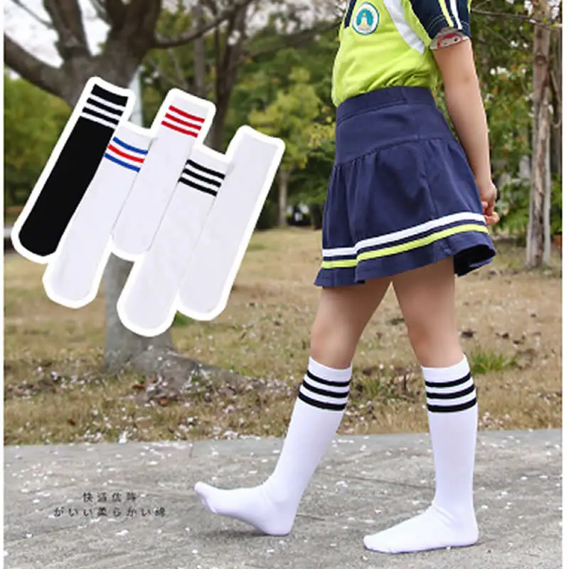 Гольфы для маленьких девочек детские милые однотонные Хлопковые гольфы длинные