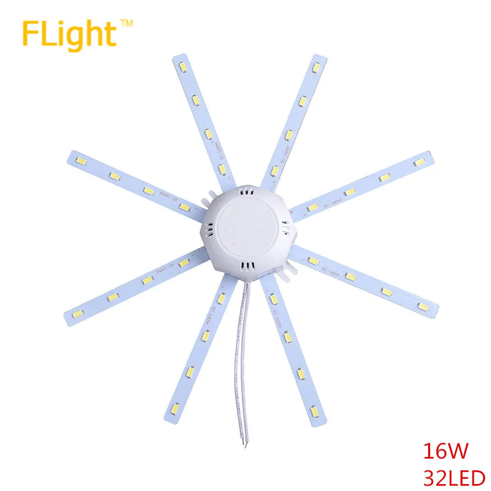 Новый СВЕТОДИОДНЫЙ Потолочный Свет Лампы 5730SMD 32LED 220-240 В 16 Вт Высокое яркая Лампа