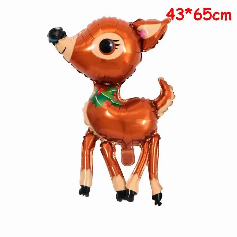 1pc reindeer 1 шт. 100*97 см розовая маленькая лошадка фольгированные гелиевые шары воздушные шарики, детские игрушки на свадьбу, день рождения, вечерние принадлежности для декора животных - Цвет: 1pc reindeer