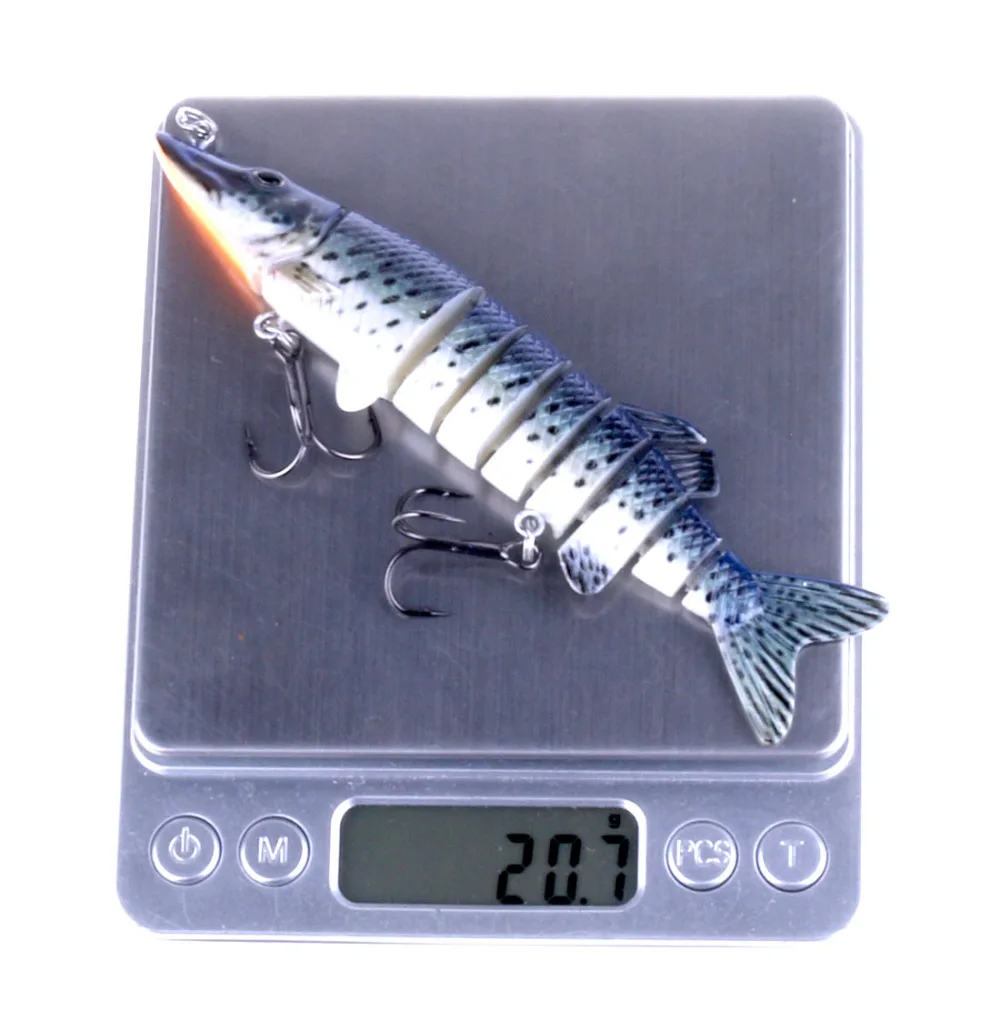 1 шт. рыболовные приманки 12 7 см/20 г Swimbait Crankbait тяжелая приманка медленная 6 видов