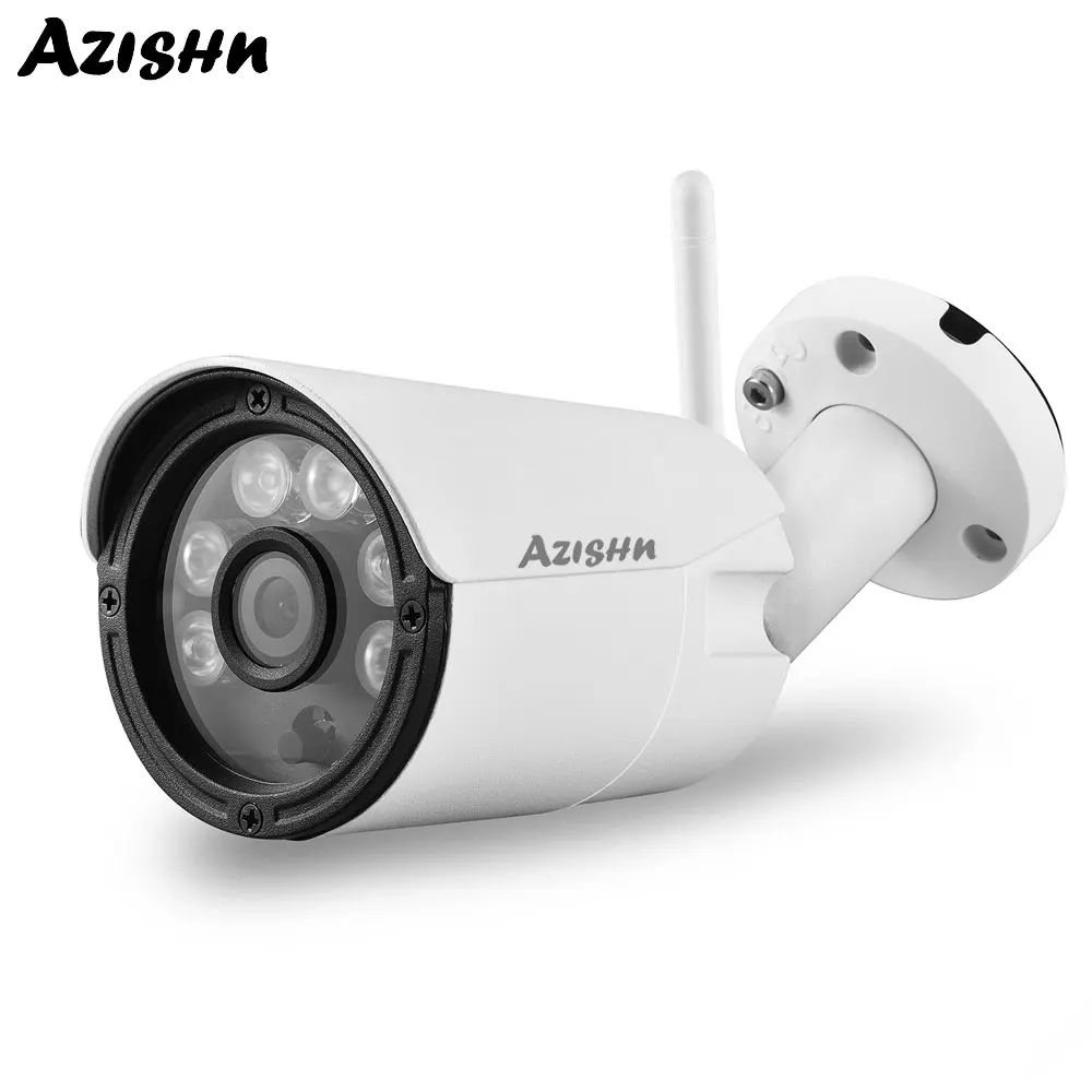 AZISHN наружная WIFI 5MP 2592*1944 HD ip камера Беспроводная металлическая Всепогодная