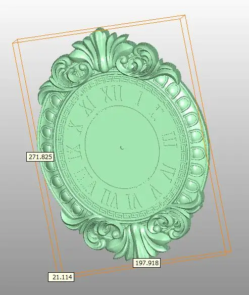 Часы 3D рельефная модель STL для ЧПУ маршрутизатора резьбы гравировки artcam типа 3 aspire