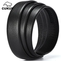 cukup mens pure quality soft cowskin leather automatic style genuine belts only for men 35mm width without buckle 130cm luckbt08