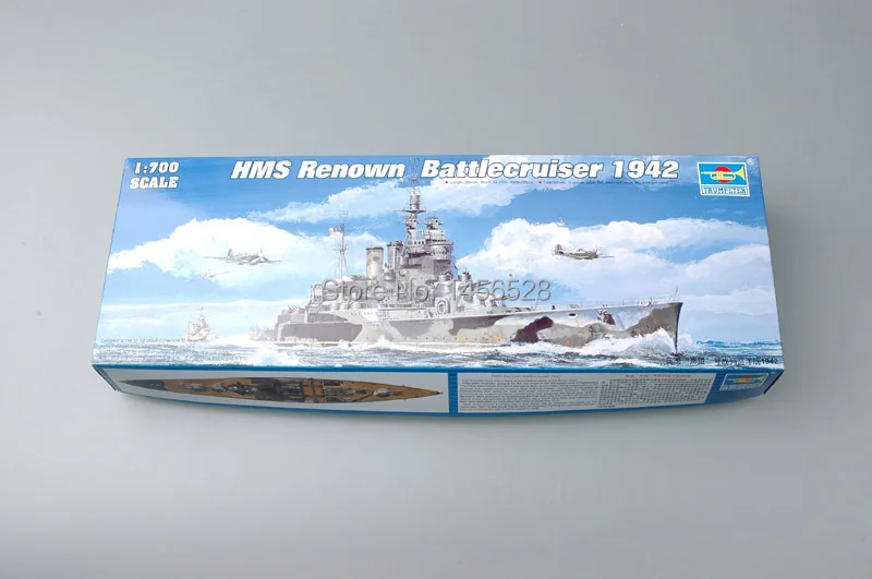 Trumpeter 1/700 05764 HMS Renown 1942 Сборная модель наборы строительства масштабная корабля 3D