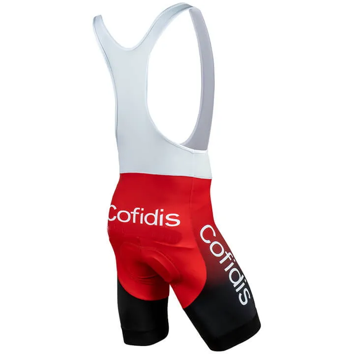 2019 COFIDIS PRO TEAM Мужская велосипедная Джерси с коротким рукавом одежда нагрудником