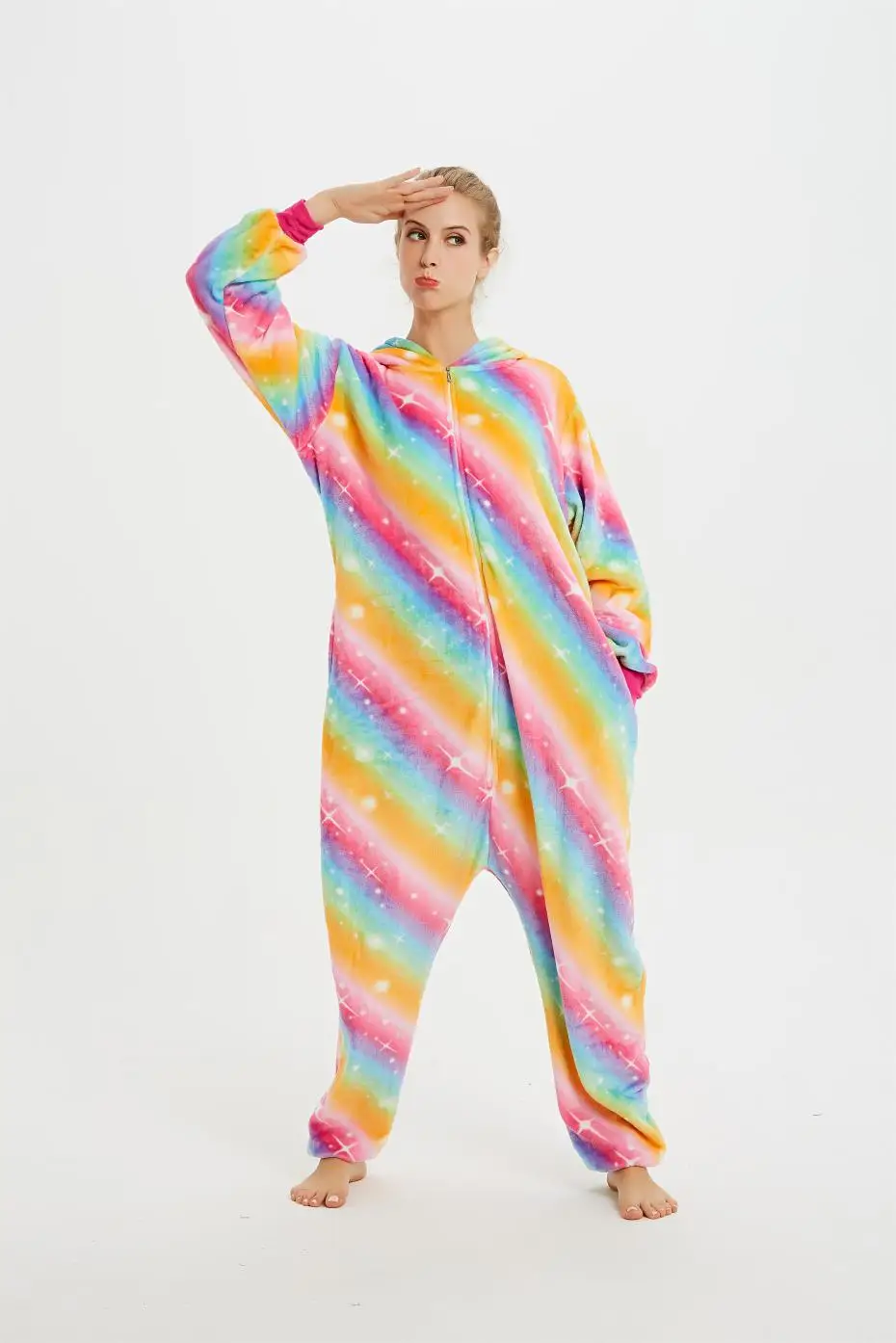 Пижама в виде животного для взрослых с длинными рукавами пижамы кигуруми все